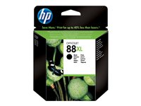 HP 88XL - Lång livslängd - svart - original - bläckpatron - för Officejet Pro K550, K550dtn, K550dtwn C9396AE#301