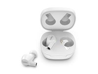 Belkin SoundForm Rise - True wireless-hörlurar med mikrofon - inuti örat - Bluetooth - vit AUC004BTWH