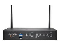 SonicWall TZ470W - Advanced Edition - säkerhetsfunktion - 1GbE, 2.5GbE - Wi-Fi 5 - 2.4 GHz, 5 GHz - SonicWall säkerhetsuppgradering, plusprogram (3 år) - skrivbord 02-SSC-6815