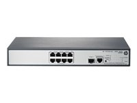 HPE 1910-8G-PoE+ (65W) Switch - Switch - L3 - Administrerad - 8 x 10/100/1000 (PoE+) + 1 x SFP - rackmonterbar - PoE+ JG349A#ABB