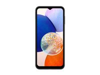 Samsung Galaxy A14 5G - 5G pekskärmsmobil - dual-SIM - RAM 4 GB / Internminne 128 GB - microSD slot - LCD-skärm - 6.6" - 2408 x 1080 pixlar - 3 st. bakre kameror 50 MP, 2 MP, 2 MP - front camera 13 MP - svart SM-A146PZKGEUB