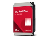 WD Red Plus WD140EFGX - Hårddisk - 14 TB - inbyggd - 3.5" - SATA 6Gb/s - 7200 rpm - buffert: 512 MB WD140EFGX
