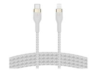 Belkin BOOST CHARGE - Lightning-kabel - 24 pin USB-C hane till Lightning hane - 1 m - vit CAA011BT1MWH