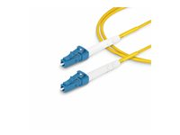StarTech.com 3m (9.8ft) LC to LC (UPC) OS2 Single Mode Simplex Fiber Optic Cable, 9/125µm, Laser Optimized, 40G/100G, Bend Insensitive, Low Insertion Loss - LSZH Fiber Patch Cord (SPSMLCLC-OS2-3M) - Patch-kabel - LC/UPC enkelläge (hane) till LC/UPC enkelläge (hane) - 3 m - 2 mm - fiberoptisk - simplex - 9 / 125 mikrometer - OS1/OS2 - halogenfri, dubbelriktad, passiv - gul SPSMLCLC-OS2-3M