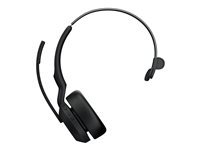 Jabra Evolve2 55 UC Mono - Headset - på örat - Bluetooth - trådlös - aktiv brusradering - USB-C via Bluetooth-adapter - svart - Zoomcertifierad, Cisco Webex Certified, Tencent Meeting-certifierad, Alcatel-Lucent-certifierad, Avaya-certifierad, Unify-certifierad, MFi-certifierad, Google Meet-certifierad, Amazon Chime-certifierad 25599-889-899