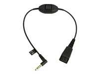 Jabra - Headset-kabel - Snabburkoppling till minijack - för Nokia 5300 XpressMusic, 5310 XpressMusic, N81, N82, N95 8800-00-84