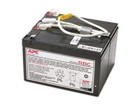 APC Replacement Battery Cartridge #109 - UPS-batteri - 1 x batteri - Bly-syra - träkol - för P/N: BN1250LCD, BR1200G-JP, BR1200LCDI, BR1500LCD, BR1500LCDI, BX1300LCD, BX1500LCD APCRBC109