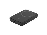 Belkin BoostCharge - Power bank - 5000 mAh - 7.5 Watt - svart BPD004BTBK