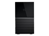 WD My Book Duo WDBFBE0280JBK - Hårddiskarray - 28 TB - 2 fack - HDD 14 TB x 2 - USB 3.1 Gen 1 (extern) WDBFBE0280JBK-EESN