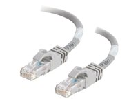 C2G Cat6 Booted Unshielded (UTP) Network Patch Cable - Patch-kabel - RJ-45 (hane) till RJ-45 (hane) - 30 m - UTP - CAT 6 - formpressad, hakfri, tvinnad - grå 83375