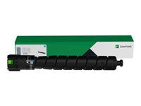 Lexmark - Cyan - original - tonerkassett - för Lexmark CS943de, CX942adse, CX943adtse, CX943adxse, CX944adtse, CX944adxse 24B7523