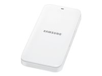 Samsung EB-KG900 - Batteriladdare + växelströmsadapter + batteri - Li-Ion - 2800 mAh - 1 x batterier laddas - vit - för Galaxy S5 EB-KG900BWEGWW