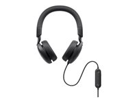 Dell Pro Wired ANC Headset WH5024 - Headset - på örat - kabelansluten - aktiv brusradering - USB-C - Certifierad för Microsoft-teams, Zoomcertifierad WH5024-DWW