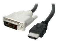StarTech.com - Adapterkabel - HDMI hane till DVI-D hane - 1.8 m - svart 0B33320