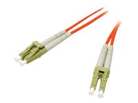 C2G Low-Smoke Zero-Halogen - Patch-kabel - LC multiläge (hane) till LC multiläge (hane) - 7 m - fiberoptisk - 62,5/125 mikron - orange 85291