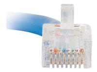 C2G Cat5e Non-Booted Unshielded (UTP) Network Patch Cable - Patch-kabel - RJ-45 (hane) till RJ-45 (hane) - 1.5 m - UTP - CAT 5e - tvinnad, enhetsstart - blå 83022