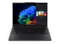 Lenovo ThinkPad T14 Gen 6 21QC - 180 graders gångsjärnskonstruktion - Intel Core Ultra 5 - 225U / upp till 4.8 GHz - Win 11 Pro - Intel Graphics - 16 GB RAM - 512 GB SSD TCG Opal Encryption 2, NVMe - 14" IPS 1920 x 1200 - Gigabit Ethernet - Wi-Fi 6E, Blue 21QC007TMX