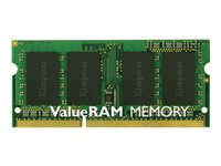 Kingston ValueRAM - DDR3L - modul - 4 GB - SO DIMM 204-pin - 1600 MHz / PC3-12800 - CL11 - 1.35 V - ej buffrad - icke ECC KVR16LS11/4