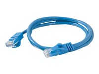 C2G Cat6 Booted Unshielded (UTP) Network Patch Cable - Patch-kabel - RJ-45 (hane) till RJ-45 (hane) - 50 m - UTP - CAT 6 - formpressad, hakfri, tvinnad - blå 83396