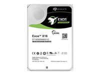 Seagate Exos X16 ST14000NM001G - Hårddisk - 14 TB - inbyggd - SATA 6Gb/s - 7200 rpm - buffert: 256 MB ST14000NM001G