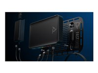 HP Poly Studio G62 - Utan nätsladd - videokonferenssystem - Certifierad för Microsoft-teams, Certifierad för Poly Video - svart - TAA-kompatibel - med PoE+ Adapter 99T18AA#AC3