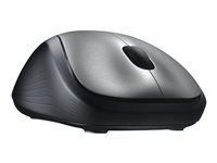 Logitech M310 - Mus - höger- och vänsterhänta - optisk - 3 knappar - trådlös - 2.4 GHz - trådlös USB-mottagare - silver 910-003986