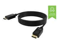 Vision Professional - DisplayPort-kabel - DisplayPort (hane) till DisplayPort (hane) - 2 m - stöd för 4K - svart TC 2MDP/BL