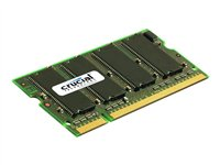 Crucial - DDR2 - modul - 1 GB - SO DIMM 200-pin - 667 MHz / PC2-5300 - CL5 - 1.8 V - ej buffrad - icke ECC CT12864AC667