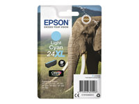 Epson 24XL - 9.8 ml - XL - cyan - original - bläckpatron - för Expression Photo XP-55, 750, 760, 850, 860, 950, 960, 970; Expression Premium XP-750, 850 C13T24354012