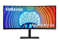 Samsung ViewFinity S6 S34A650UBU - S65UA Series - LCD-skärm - böjd - 34" - HDR LS34A650UBUXEN