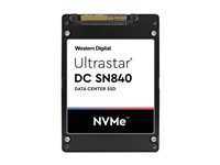 WD Ultrastar DC SN840 WUS4BA1A1DSP3X1 - SSD - 15360 GB - inbyggd - 2.5" - U.2 PCIe 3.1 x4 (NVMe) 0TS1881