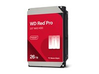 WD Red Pro WD260KFGX - Hårddisk - Enterprise - 26 TB - inbyggd - 3.5" - SATA 6Gb/s - 7200 rpm - buffert: 512 MB WD260KFGX