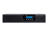 Eaton 9130 - UPS (kan monteras i rack) - AC 120 V - 2.7 kW - 3000 VA - 9 Ah - RS-232, USB - utgångskontakter: 7 - 2U - svart 103006452-6591