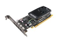 NVIDIA Quadro P1000 - Grafikkort - Quadro P1000 - 4 GB GDDR5 - PCIe 3.0 x16 - 4 x Mini DisplayPort - för ThinkCentre M75t Gen 2; ThinkStation P320; P330; P330 Gen 2; P340; P410; P520; P720; P920 4X60N86661