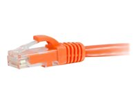 C2G Cat6 Booted Unshielded (UTP) Network Patch Cable - Patch-kabel - RJ-45 (hane) till RJ-45 (hane) - 1 m - UTP - CAT 6 - formpressad, hakfri, tvinnad - orange 83574