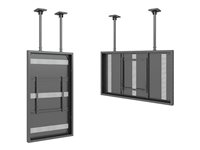 Multibrackets M Pro Series - Hölje - för digital skylt - stor - stål - svart - skärmstorlek: 75" - takmonterbar 7350105215827