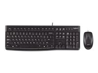 Logitech Desktop MK120 - Sats med tangentbord och mus - USB - nordisk 920-002823