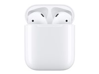 Apple AirPods with Charging Case - 2a generation - True wireless-hörlurar med mikrofon - öronknopp - Bluetooth MV7N2DN/A