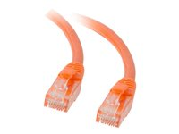 C2G Cat5e Booted Unshielded (UTP) Network Patch Cable - Patch-kabel - RJ-45 (hane) till RJ-45 (hane) - 1 m - UTP - CAT 5e - formpressad, hakfri, tvinnad - orange 83603