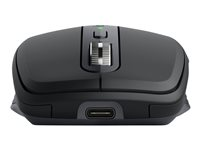 Logitech MX Anywhere 3 - Mus - laser - 6 knappar - trådlös - 2.4 GHz, Bluetooth - trådlös USB-mottagare - grafit 910-005988