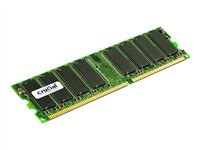 Crucial - DDR - modul - 1 GB - DIMM 184-pin - 333 MHz / PC2700 - CL2.5 - 2.5 V - ej buffrad - icke ECC - för Gigabyte GA-8IPE1000-G CT12864Z335