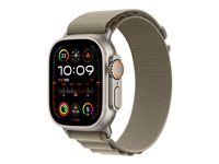 Apple - Slinga för smart klocka - 49 mm - Medelstorlek - oliv MT5U3ZM/A