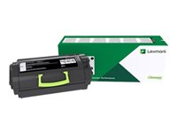 Lexmark 622X - Extra lång livslängd - svart - original - tonerkassett LCCP, LRP - för Lexmark MX711, MX810, MX811, MX812 62D2X00