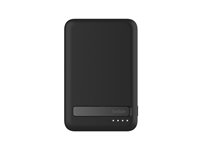 Belkin - Trådlös powerbank - magnetisk med Qi2 - 8000 mAh - 15 Watt - Fast Charge (USB-C) - på kabel: USB-C - svart BPD007BTBK