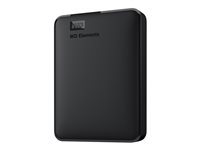 WD Elements Portable WDBHDW0040BBK-EESN - Hårddisk - 4 TB - extern (portabel) - 2.5" - USB 3.2 Gen 1 WDBHDW0040BBK-EESN