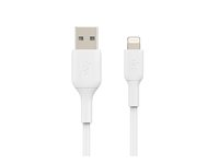 Belkin BOOST CHARGE - Lightning-kabel - Lightning hane till USB hane - 15 cm - vit CAA001BT0MWH