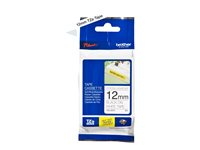 Brother TZe-S231 - Extrastark häftning - svart på vitt - Rulle (1,2 cm x 8 m) 1 kassett(er) bandlaminat - för Brother PT-P750; P-Touch Cube PT-P910; P-Touch Cube Plus PT-P710; P-Touch Cube Pro PT-P910 TZES231