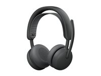 Logitech Zone Wireless 2 ES for Business - Headset - Bluetooth - trådlös, kabelansluten - aktiv brusradering - USB-C - grafit - UC-certifierad 981-001498