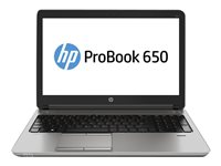 HP ProBook 650 G1 Notebook - 15.6" - Intel Core i5 - 4210M - 4 GB RAM - 128 GB SSD - Svenska/finska F1P80EA#AK8
