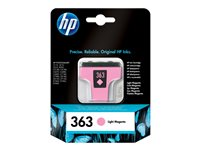 HP 363 - 5.5 ml - ljus magenta - original - bläckpatron - för Photosmart 31XX, 82XX, C5100, C5170, C5175, C5190, C5194, C6100, C6150, C6175, C7100 C8775EE#ABB